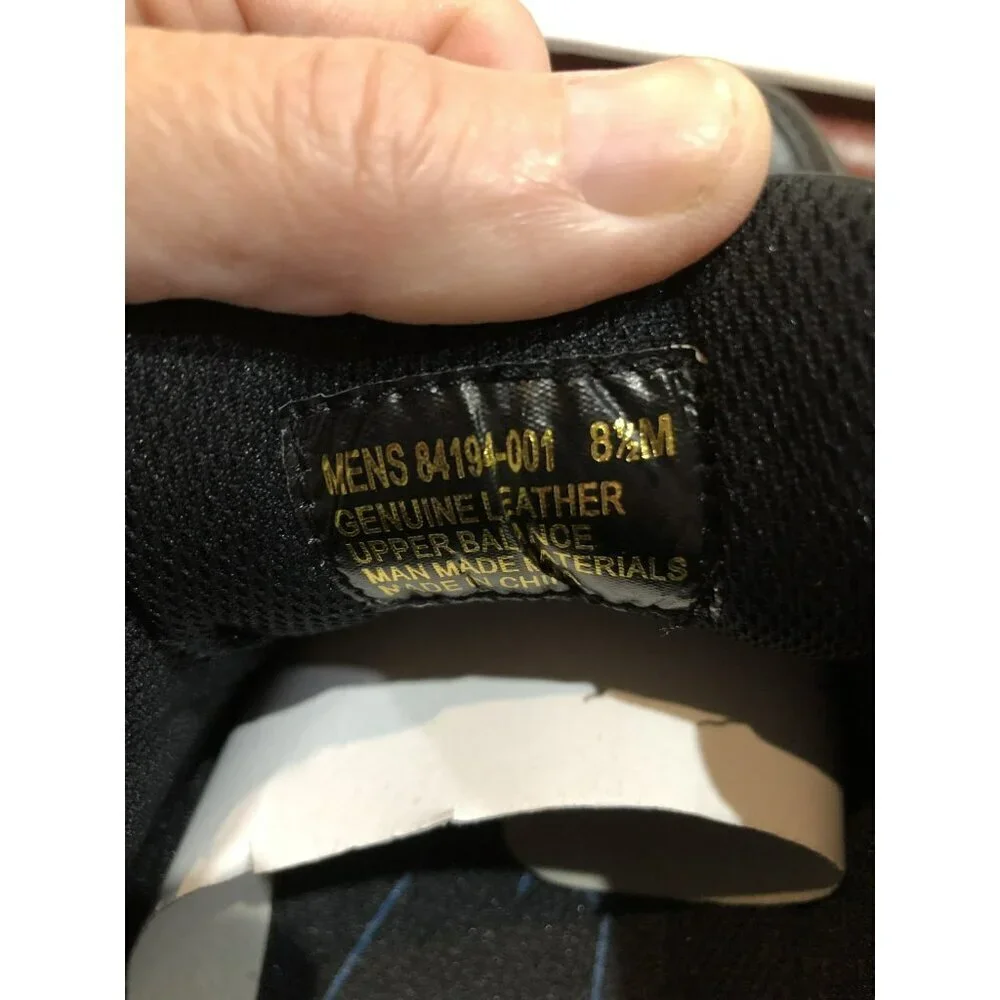 New Nunn Bush Mens Size 8.5 Black Slip-Resistant Work Shoes Oxfords Sneakers